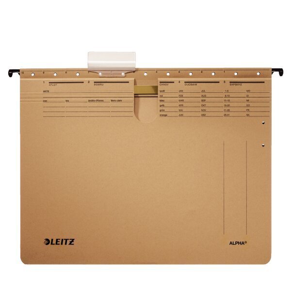Leitz Askılı Dosya Telli Karton A4 Kahverengi 1914