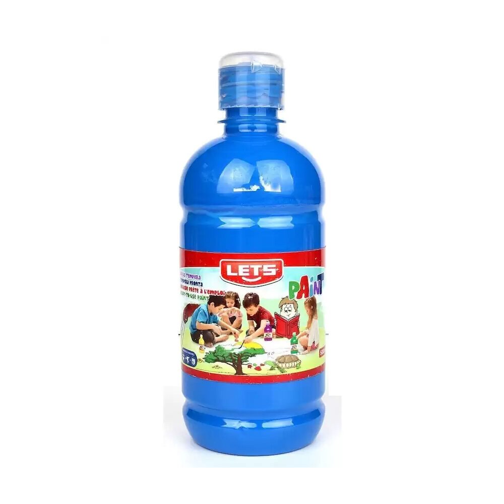 Lets Guaj Boya 500 ML Plastik Mavi L-5106
