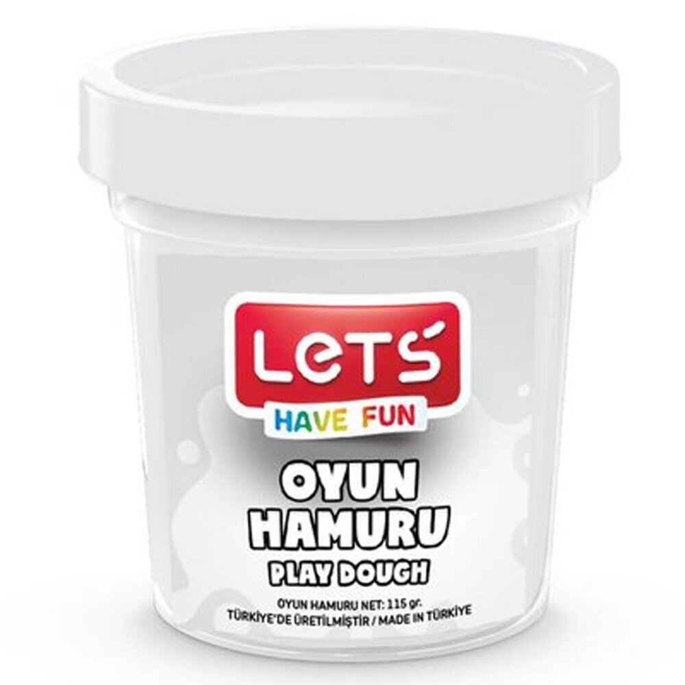 Lets Oyun Hamuru Tek Renk Beyaz 110 GR L8440-5