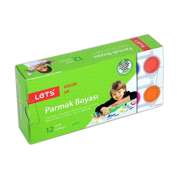 Lets Parmak Boyası 25 ML 12 Renk L-5512