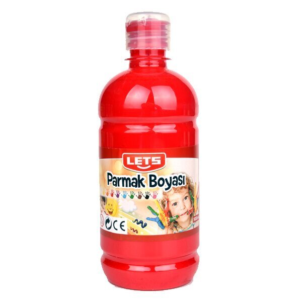 Lets Parmak Boyası 500 ML Kırmızı L-5004