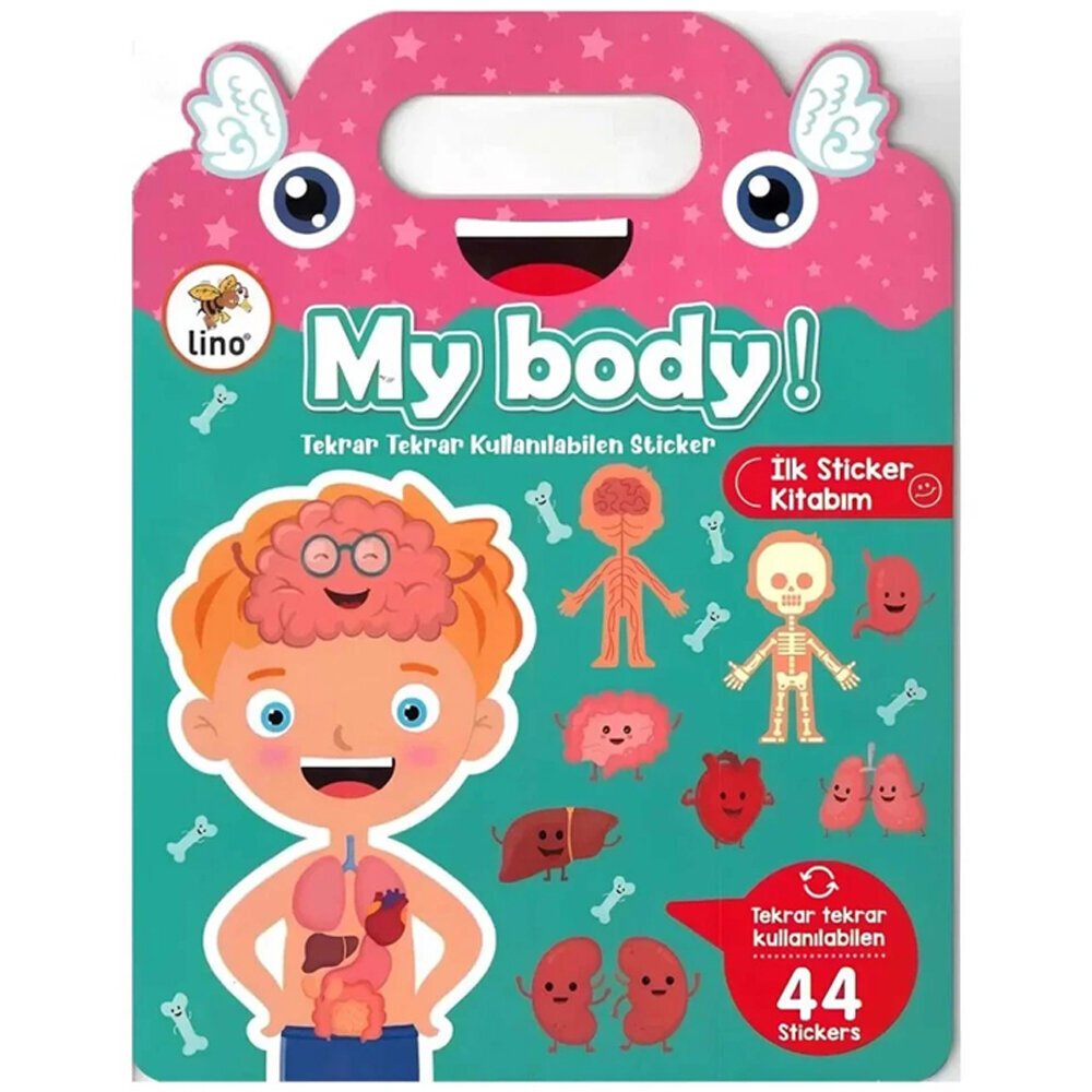 Lino Tekrar Tekrar Kullanılabilen İlk Sticker Kitabım My Body LS-500