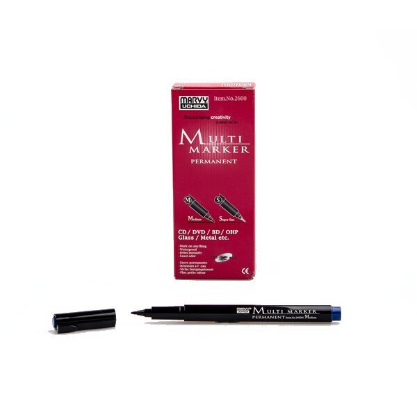 Marvy Asetat Kalemi Permanent M Seri Mavi 2600M-3