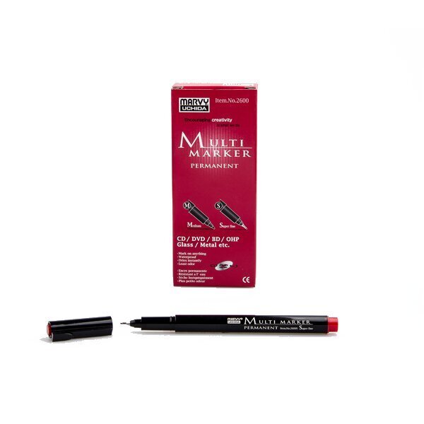 Marvy Asetat Kalemi Permanent S Seri Kırmızı 2600S-2