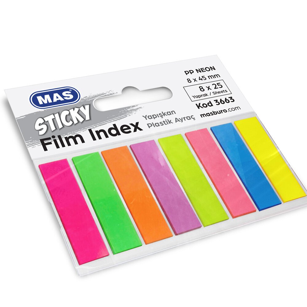 Mas Film Indeks 8x45 PP Dörtgen 25 S-8 Renk 3663