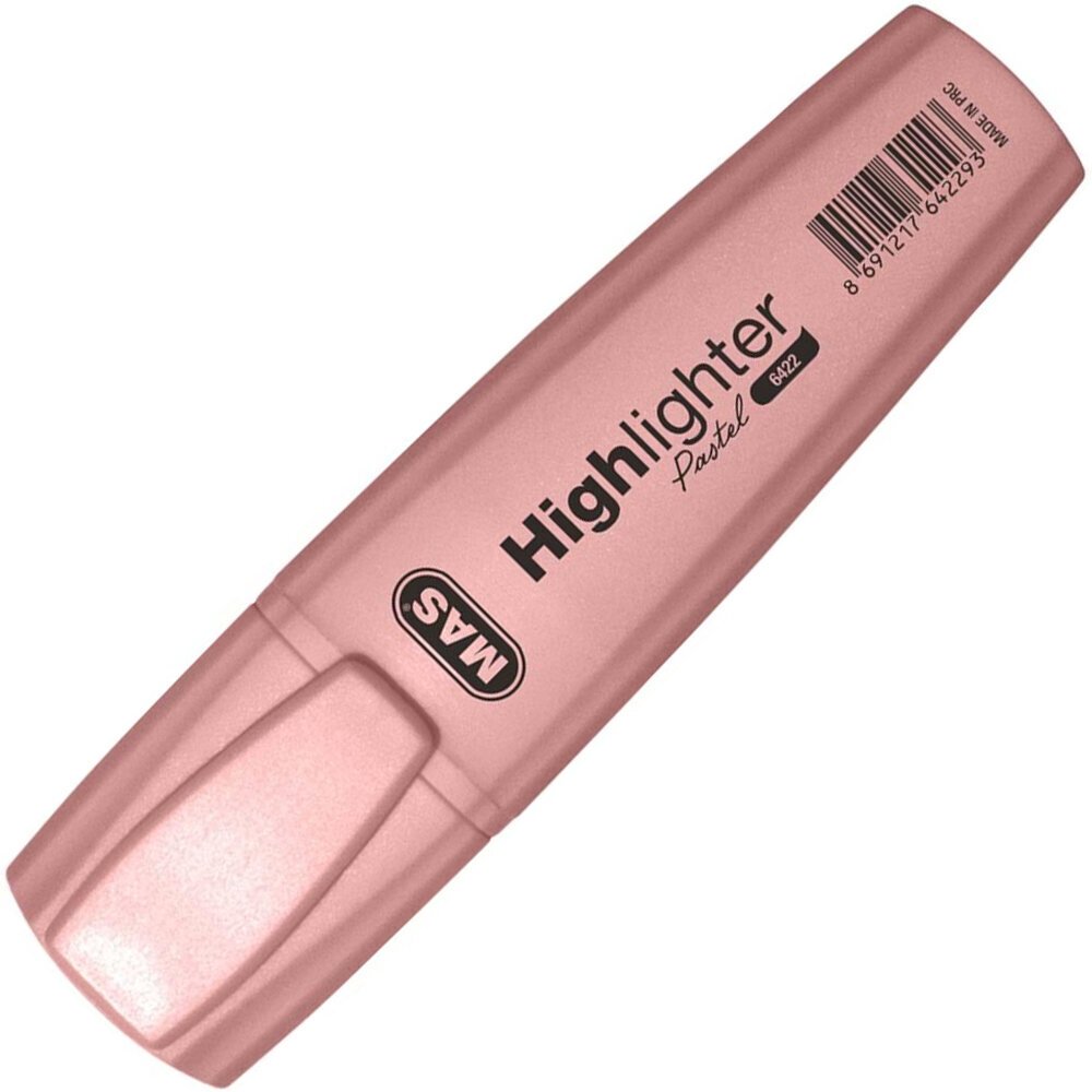 Mas Fosforlu Kalem Pastel Pembe 6422