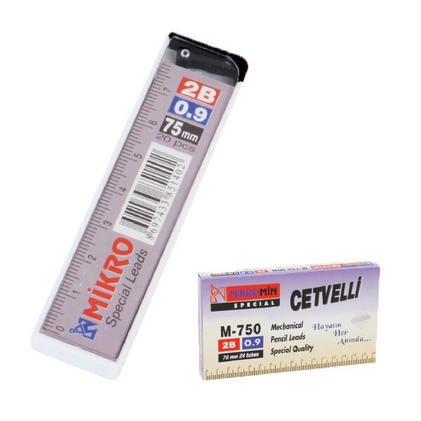 Mikro Min Cetvelli 2B 75 MM 0.9 MM M-750