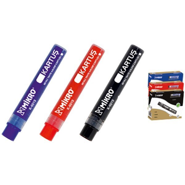 Mikro Tahta Kalemi Kartuşu Kırmızı K-6019