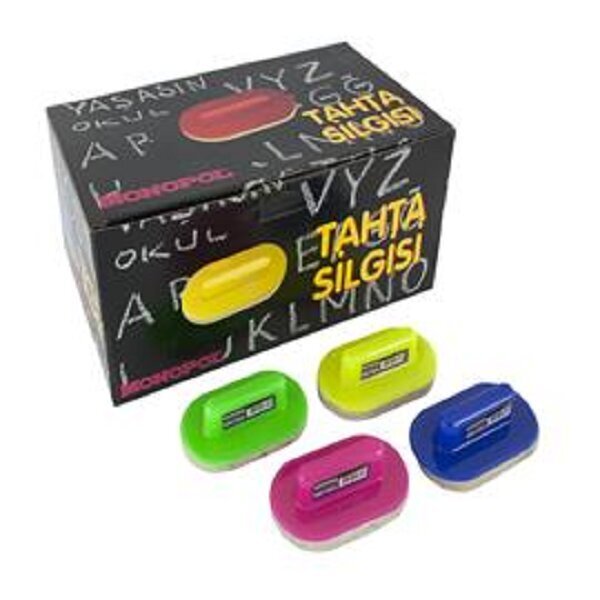 Monopol Yazı Tahtası Silgisi Plastik Saplı 1402