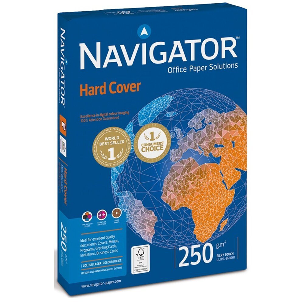 Navigator Gramajlı kağıt Hard Cover 125 Lİ A4 250 GR Beyaz