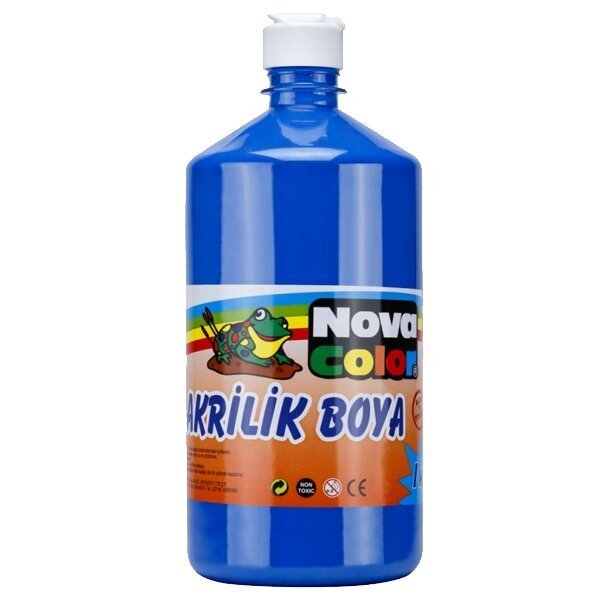Nova Color Akrilik Boya 1 KG Mavi NC-223