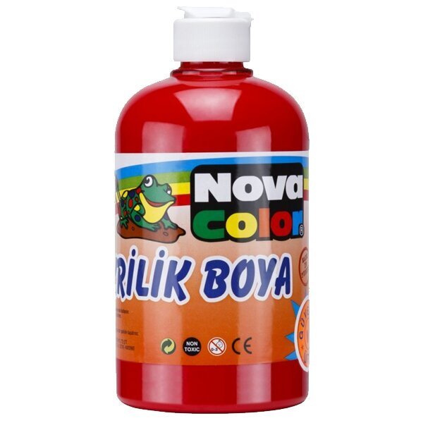 Nova Color Akrilik Boya 500 GR Kırmızı NC-382