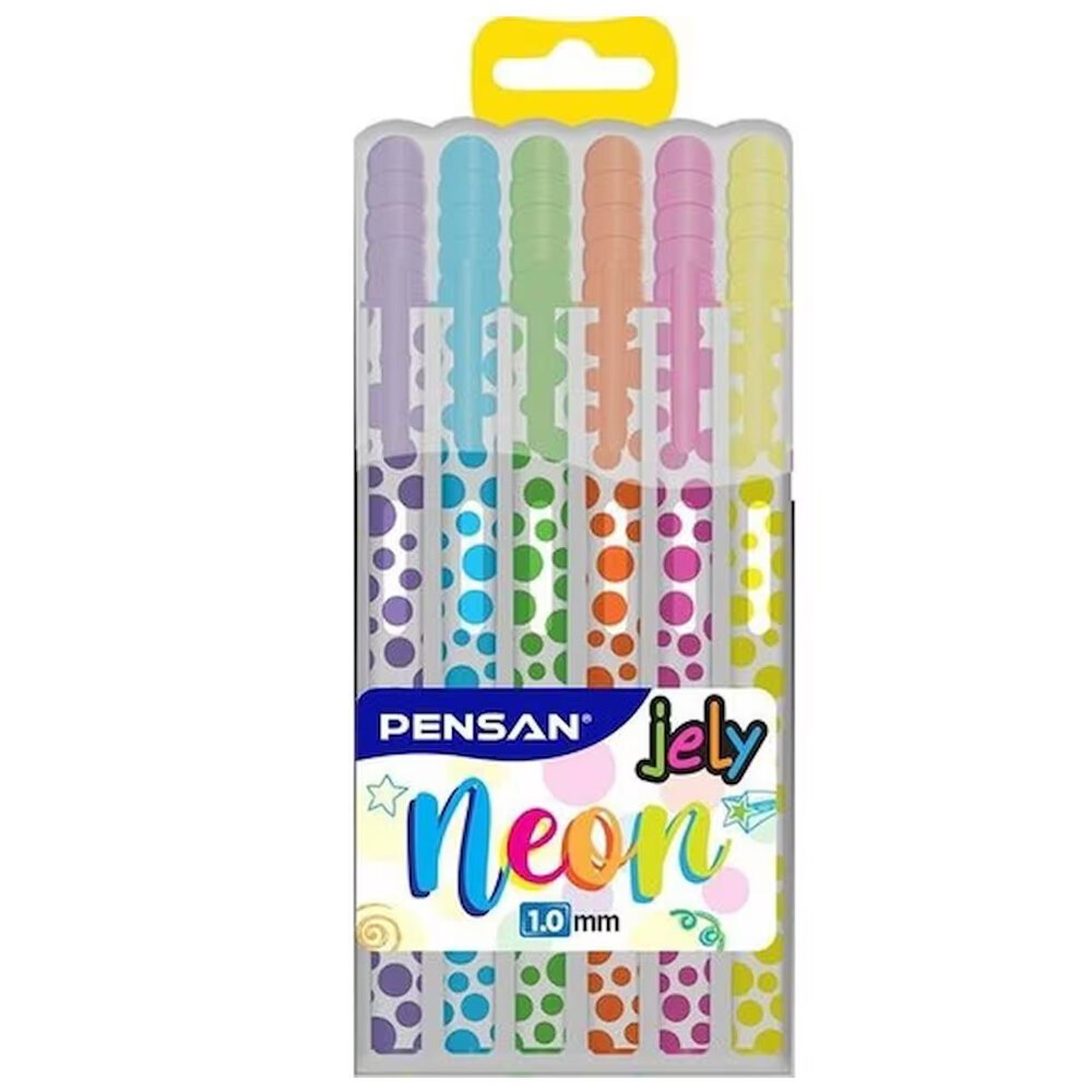 Pensan Jel Kalem Jely 1.MM Neon Krş 6 Lı 2801