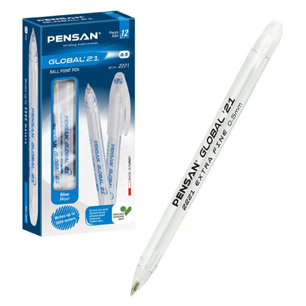 Pensan Tükenmez Kalem Global 0.5 MM Siyah 2221