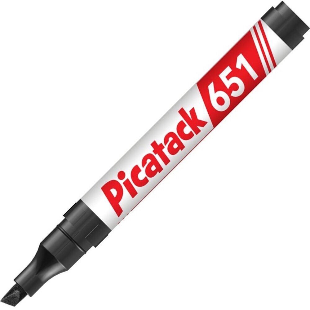 Picatack Permanent Marker 1-5 MM Kesik Uç Siyah 651