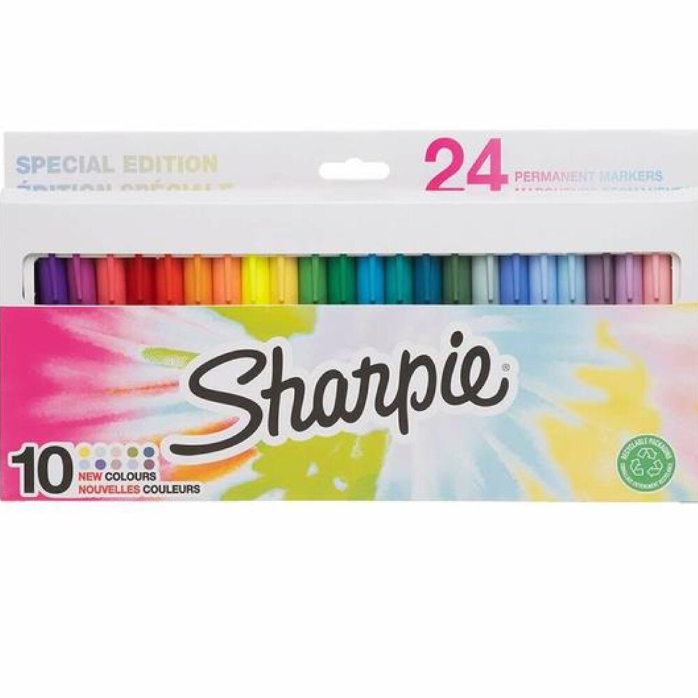 Sharpie Permanent Markör Fine/uf Karışık 24 lü