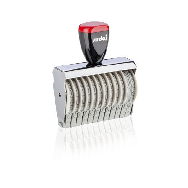 Sırdaş Numaratör Elle Çevirmeli 12 Hane 9 MM 15912