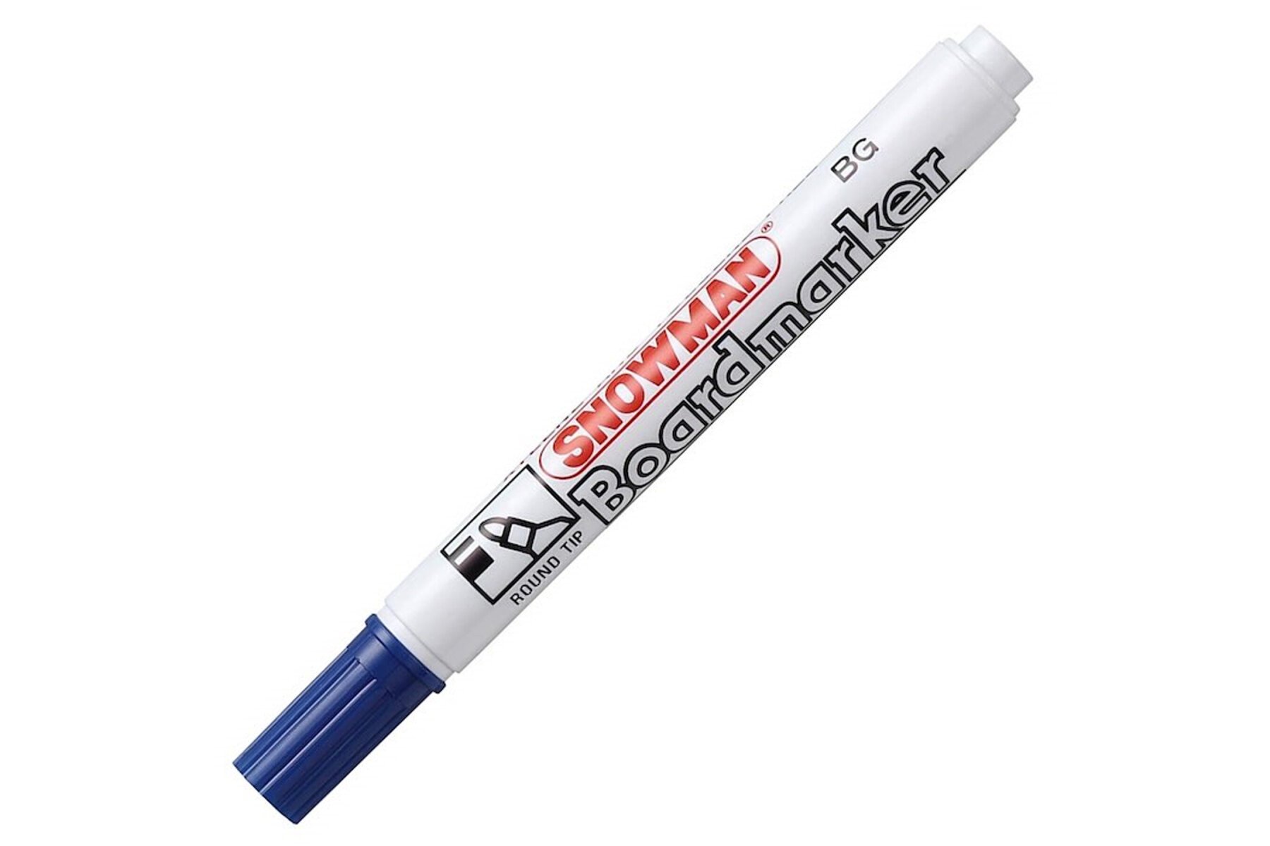 Snowman Tahta Kalemi Yuvarlak Uçlu Mavi BG-12