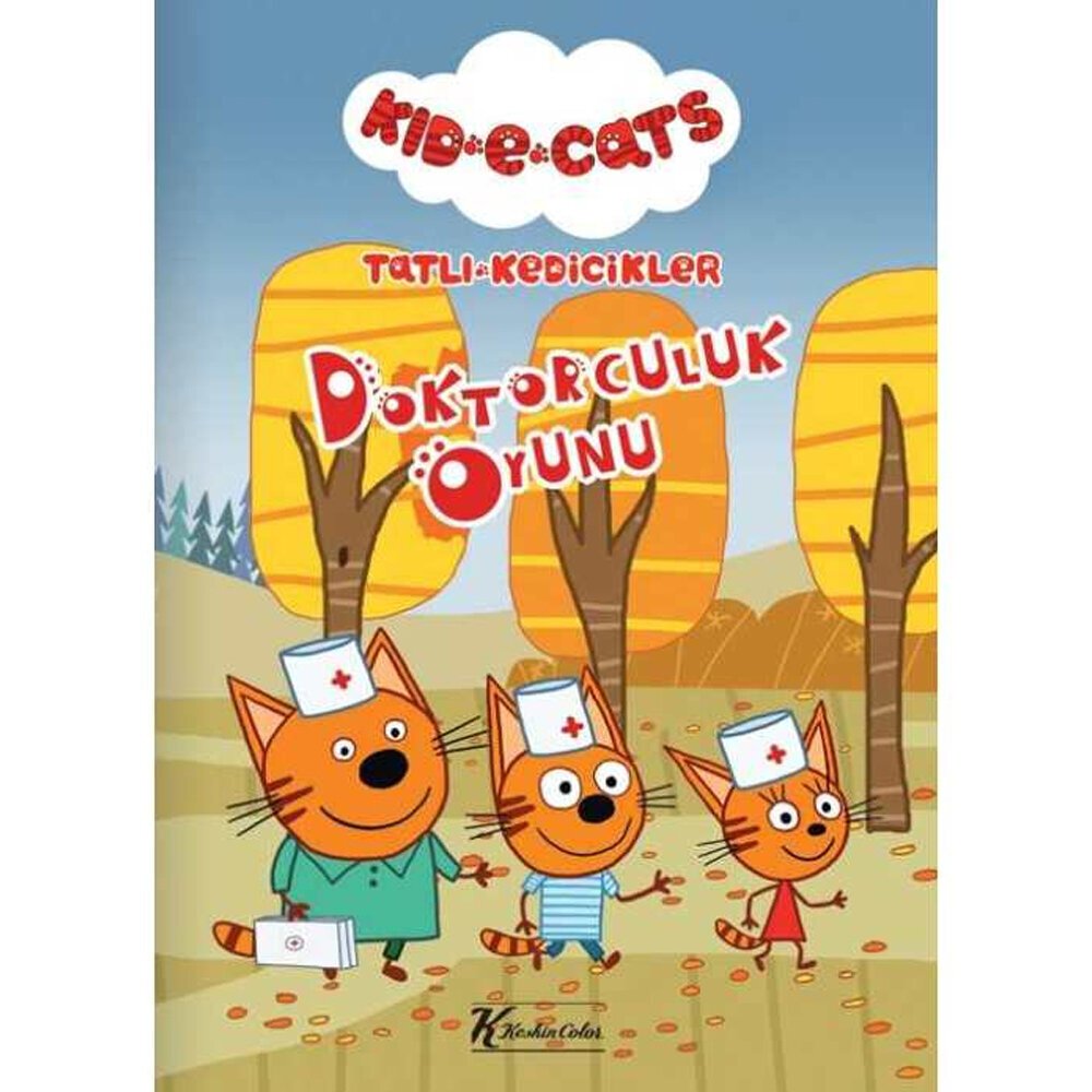 Tatlı Kedicikler Hikaye Kitabı Doktorculuk Oyunu 20x28 6 YP