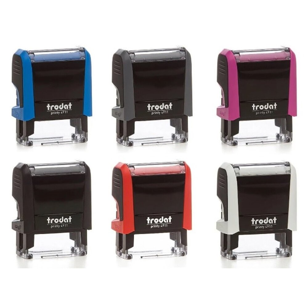 Trodat Kaşe Otomatik Karışık Kasa Mavi Keçe 4911