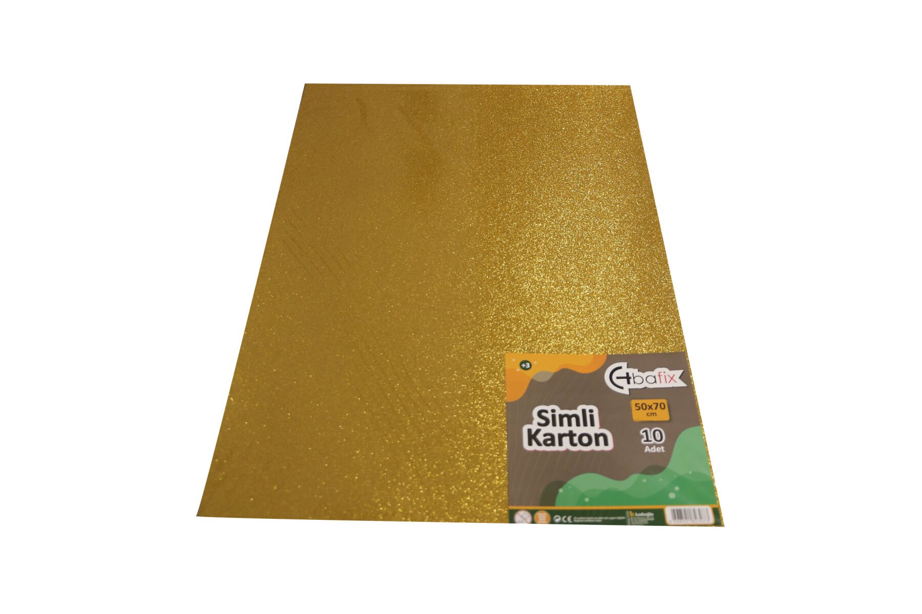 Bafix Simli Karton 50x70 Altın (Gold)