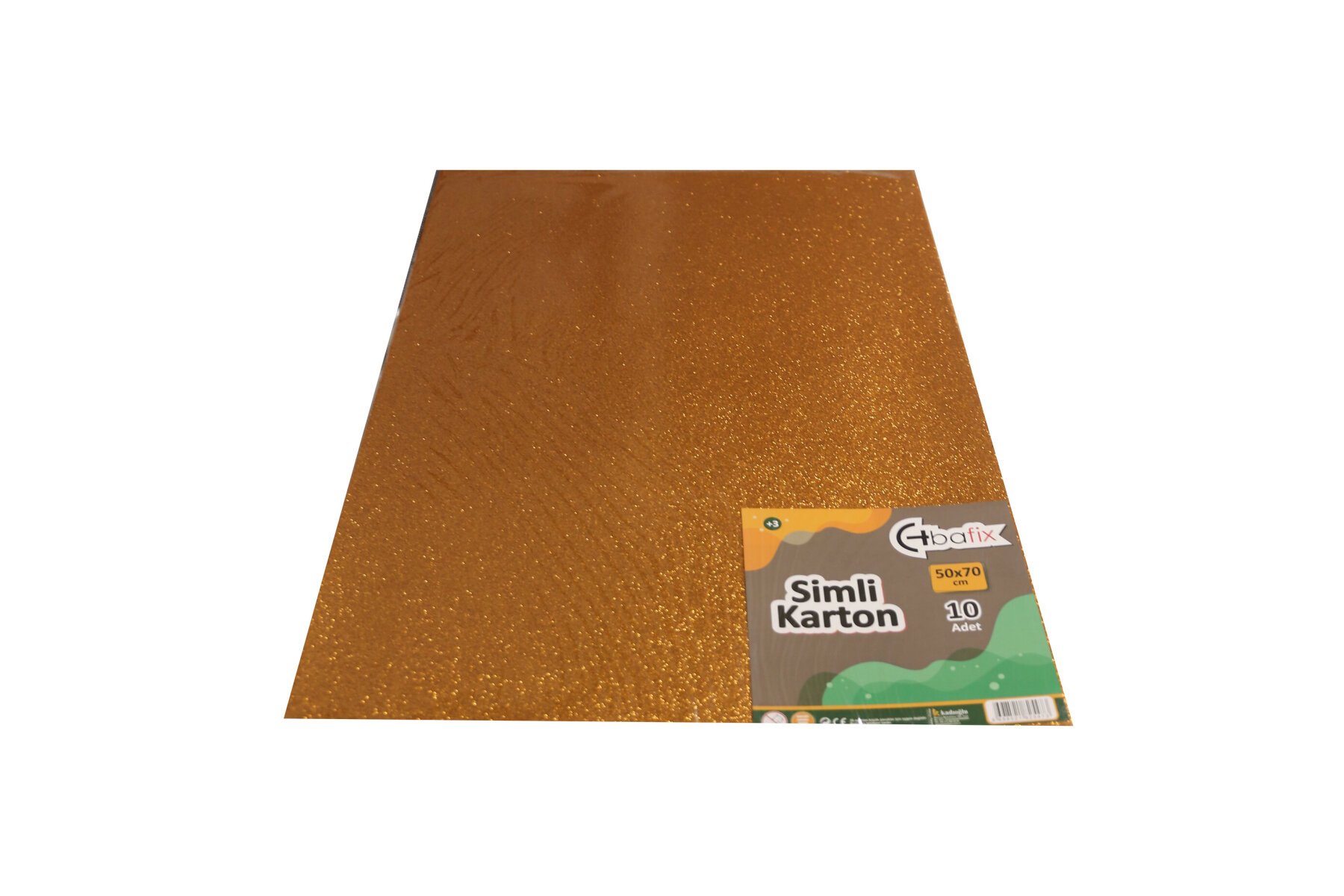 Bafix Simli Karton 50x70 Turuncu