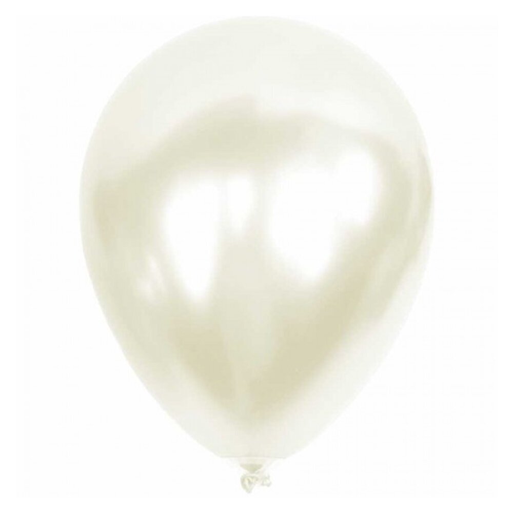 Balonevi Balon Metalik Beyaz 12 İnc 100 Lü