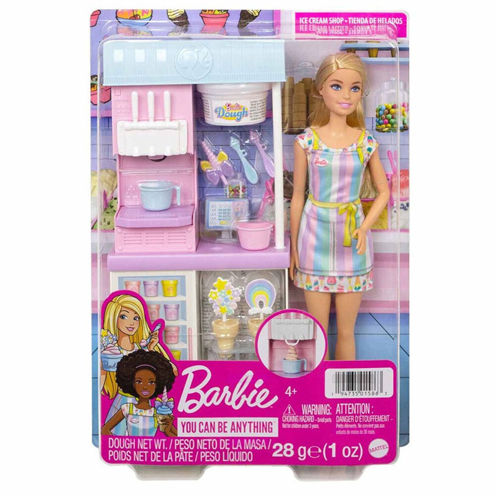 Barbie Dondurma Dükkanı Oyun Seti HCN46