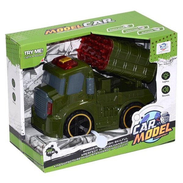 Canem Oyuncak Sürtmeli Sesli Işıklı Askeri Araçlar 8899-4A
