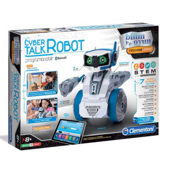 Clementoni Robotik Laboratuvarı Cyber Talk Robot Programlanabilir 64447