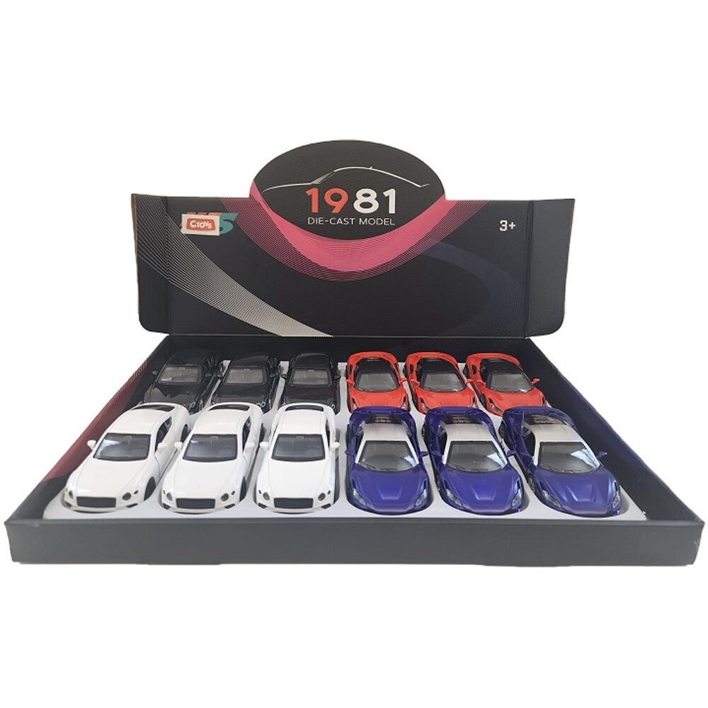 Ctoy oyuncak Çek Bırak Kapıları Açılır Yarış Arabası 1:32 