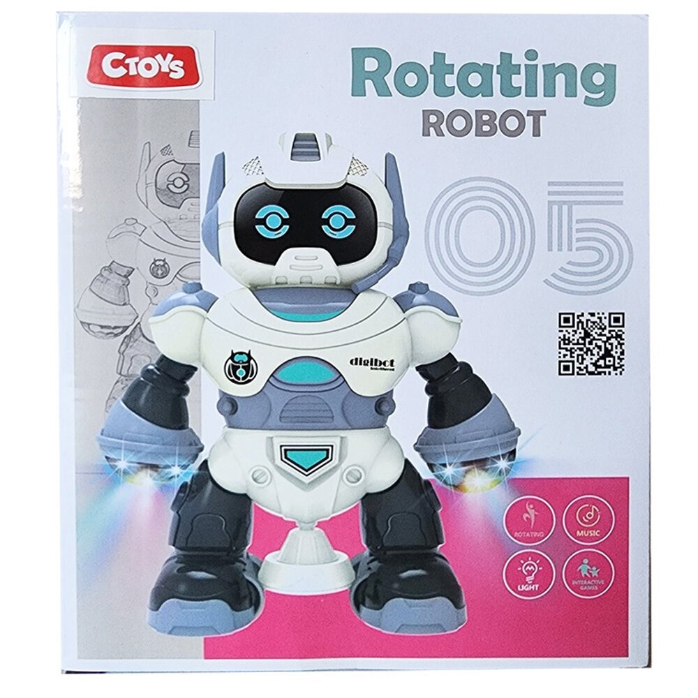 Ctoy Oyuncak Işıklı Ve Sesli Dans Eden Robot