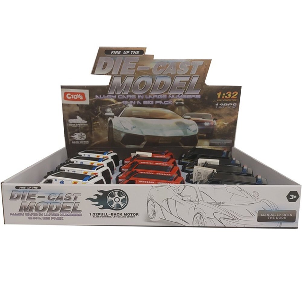 Ctoy Oyuncak Metal Kurtarma Araçları CTOY-K174A23