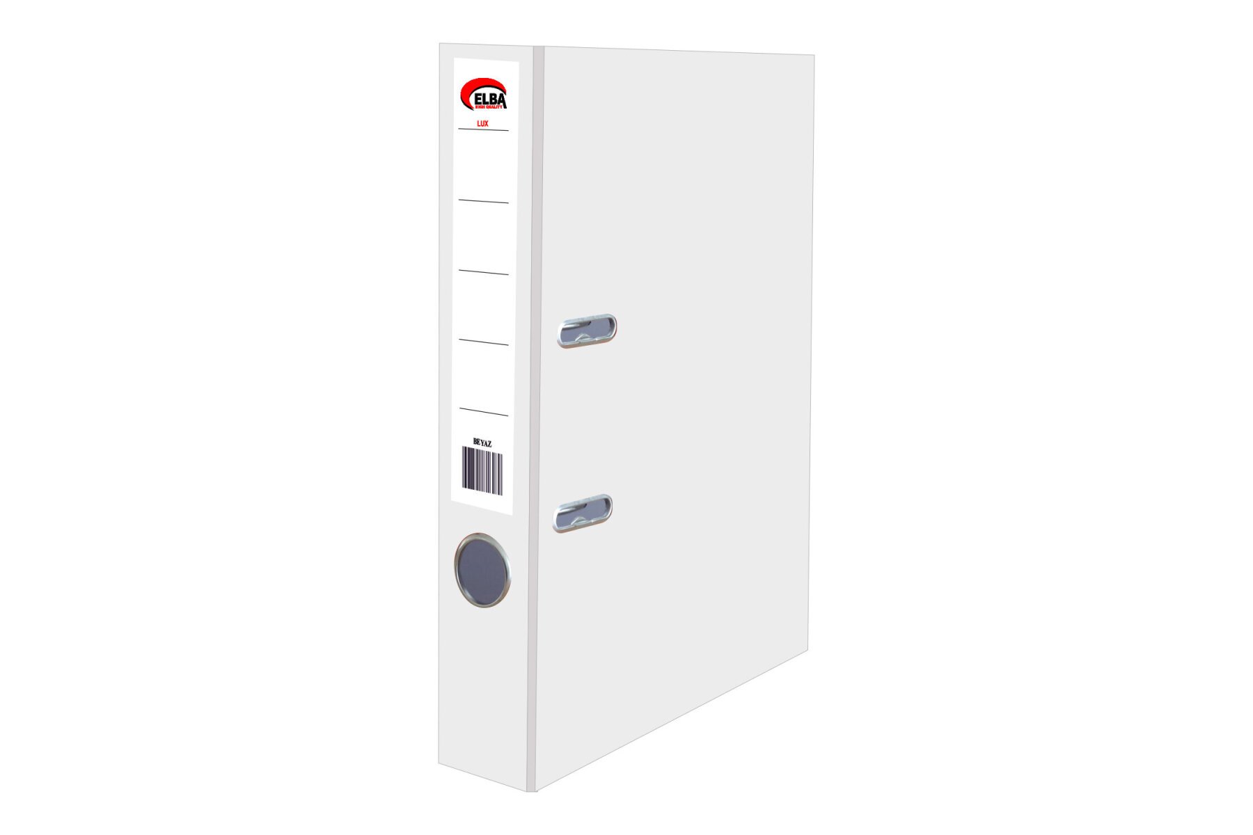 Elba Büro Klasör Dar Plastik Beyaz