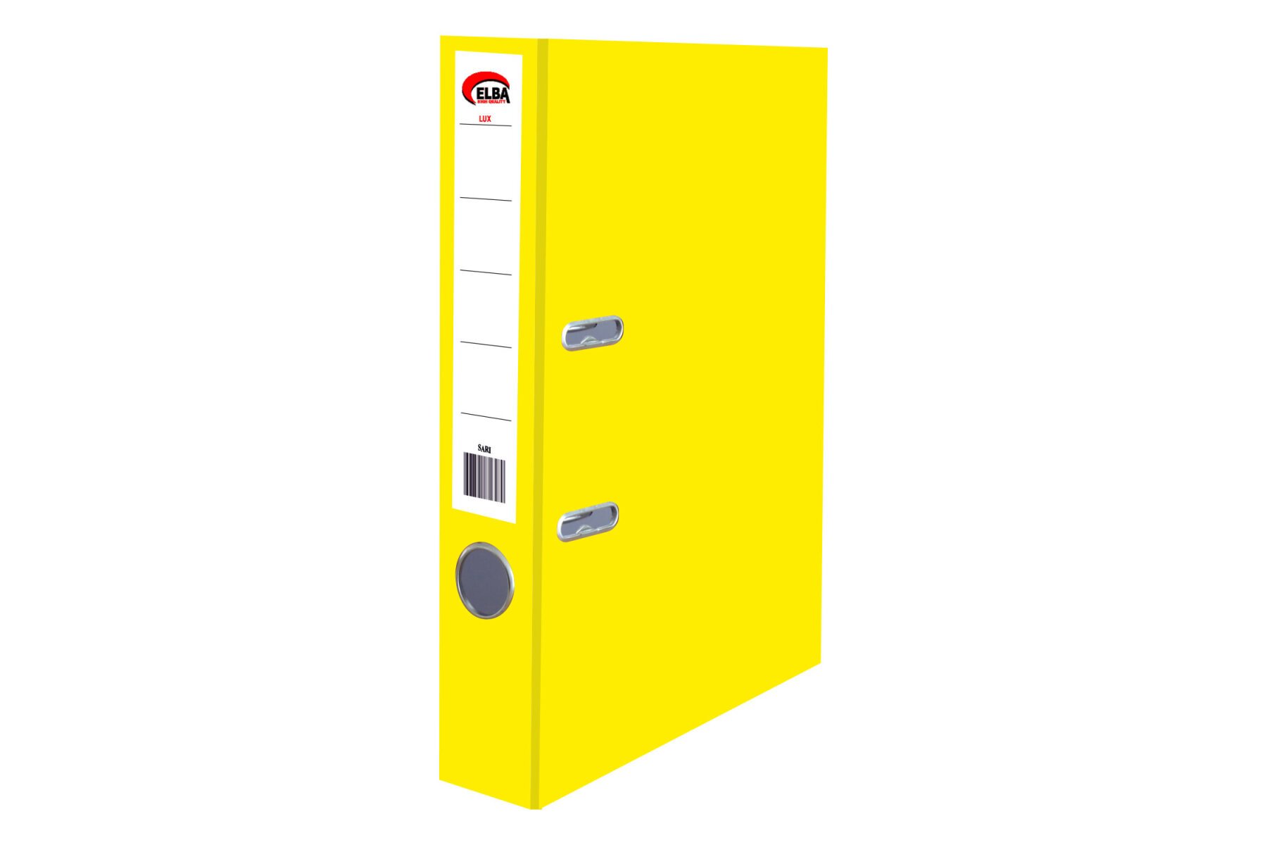 Elba Büro Klasör Dar Plastik Sarı