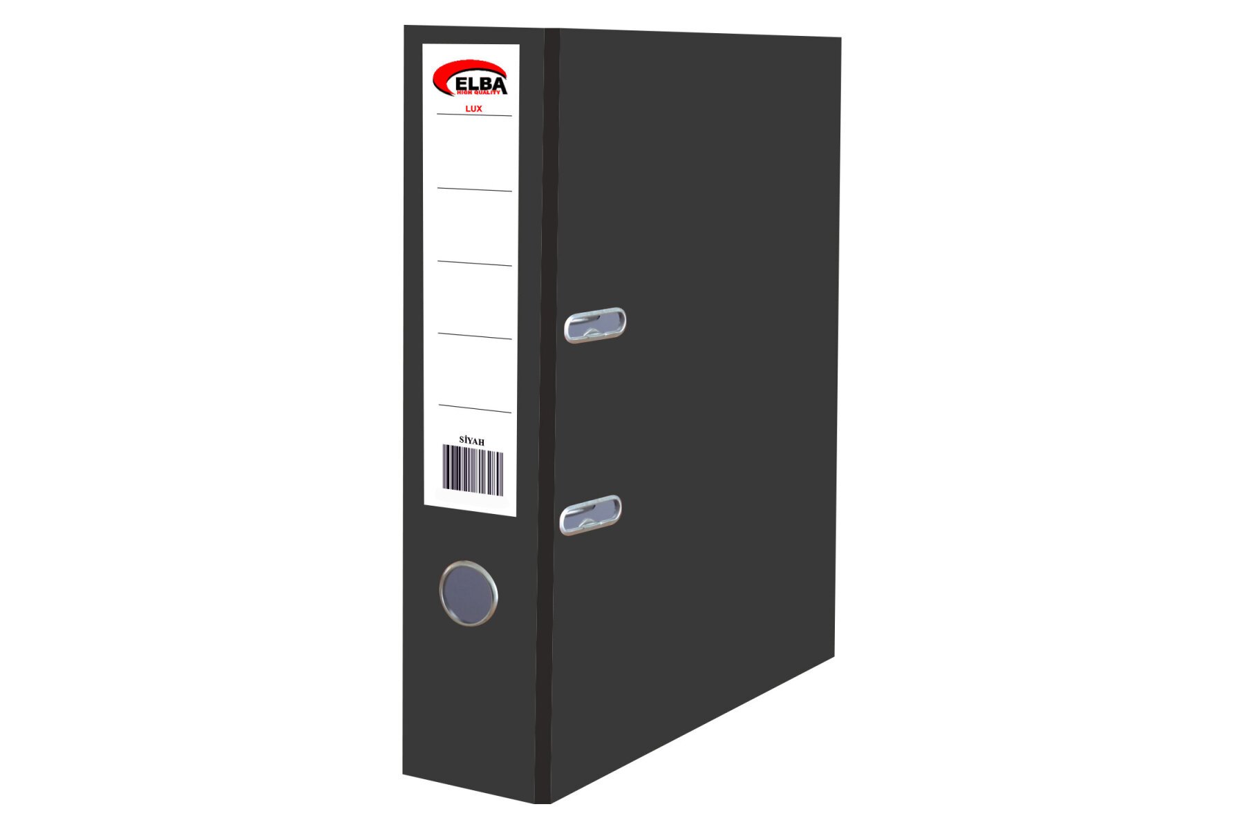 Elba Büro Klasör Geniş Plastik Siyah