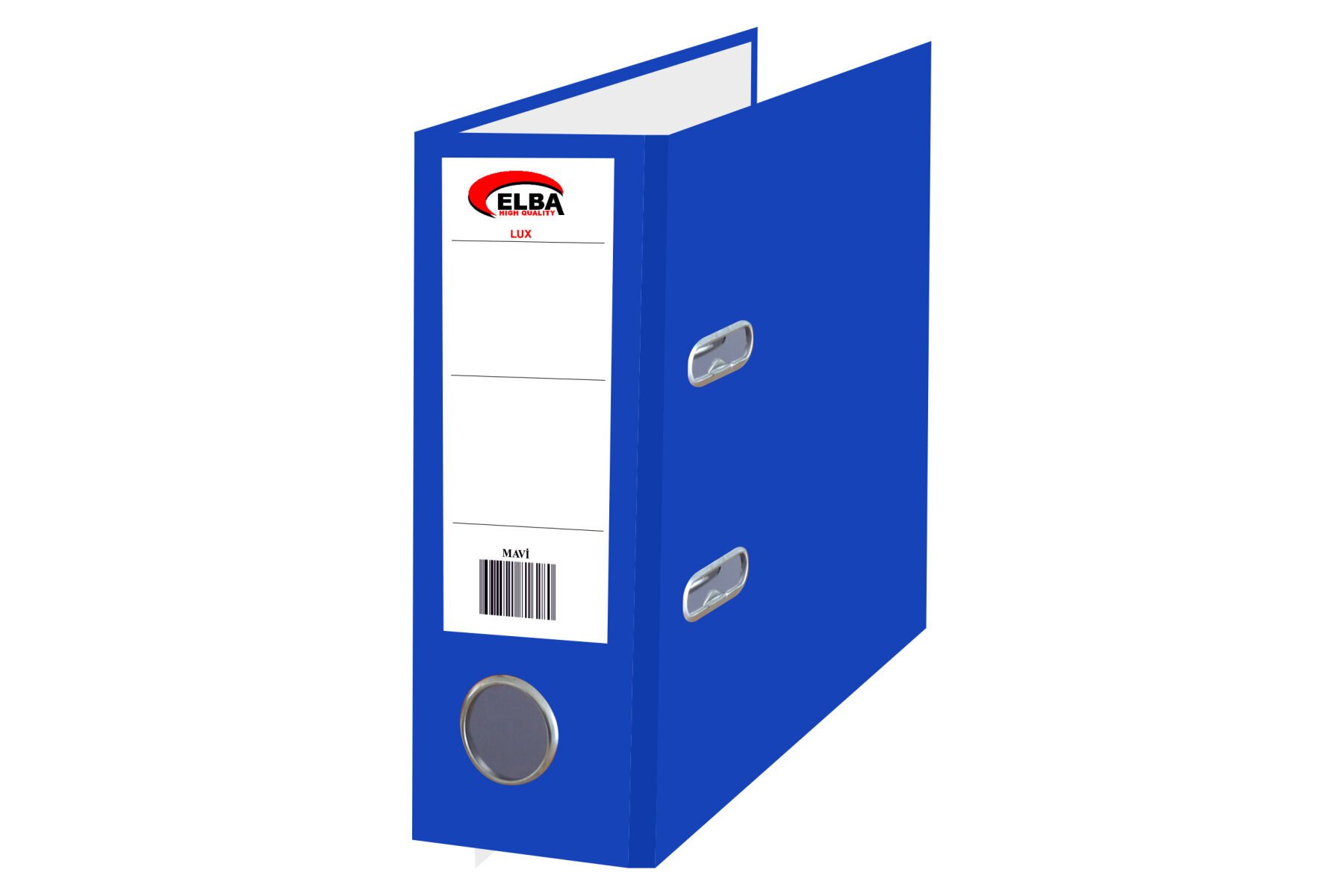 Elba Telgraf Klasör Plastik Lüx Geniş Mavi