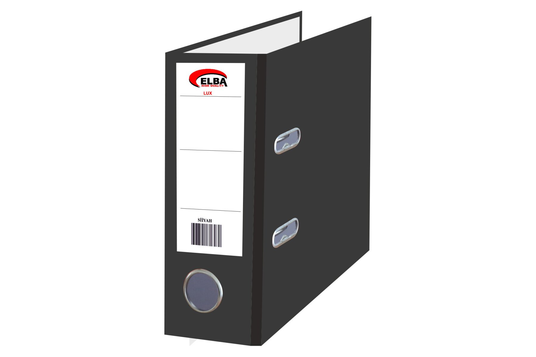 Elba Telgraf Klasör Plastik Lüx Geniş Siyah