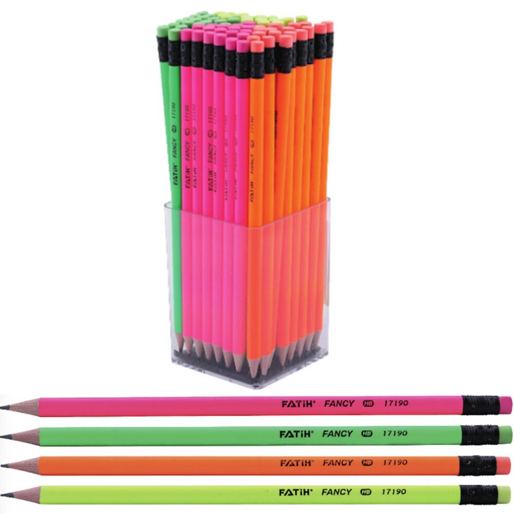 Fatih Kurşun Kalem Fancy Yuvarlak Silgili 17190