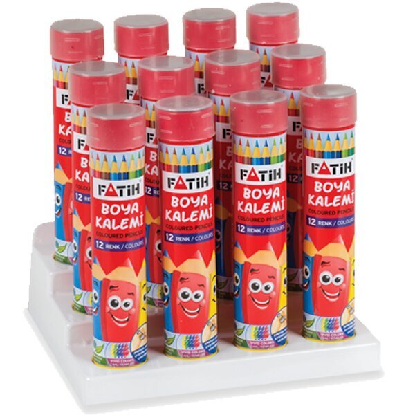 Fatih Kuru Boya Metal Tüp Kutu Tam Boy 12 Lİ 33114