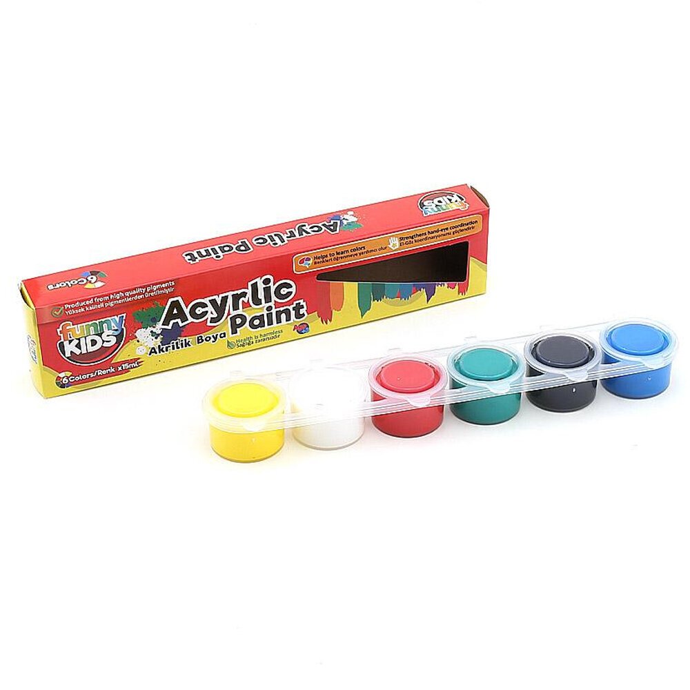 Funny Kıds Akrilik 6x15 Sıralı Set 3100
