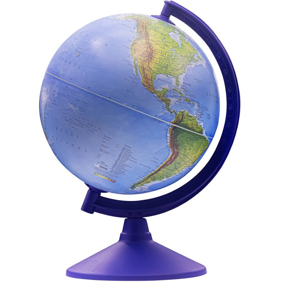 Gürbüz Küre İngilizce Işıklı (Fiz+Siy) 20 CM 47201