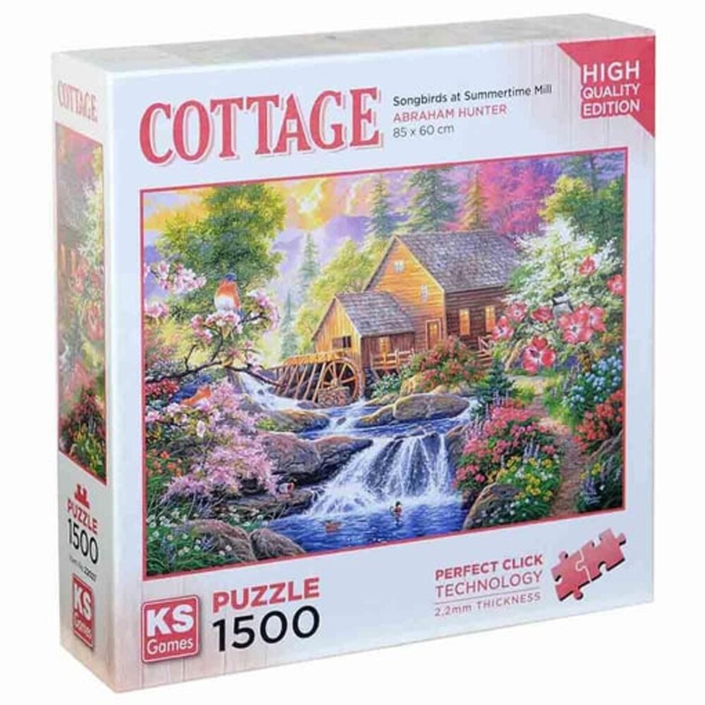Ks Games Puzzle 1500 Parça Songbirds At Summertime Mill