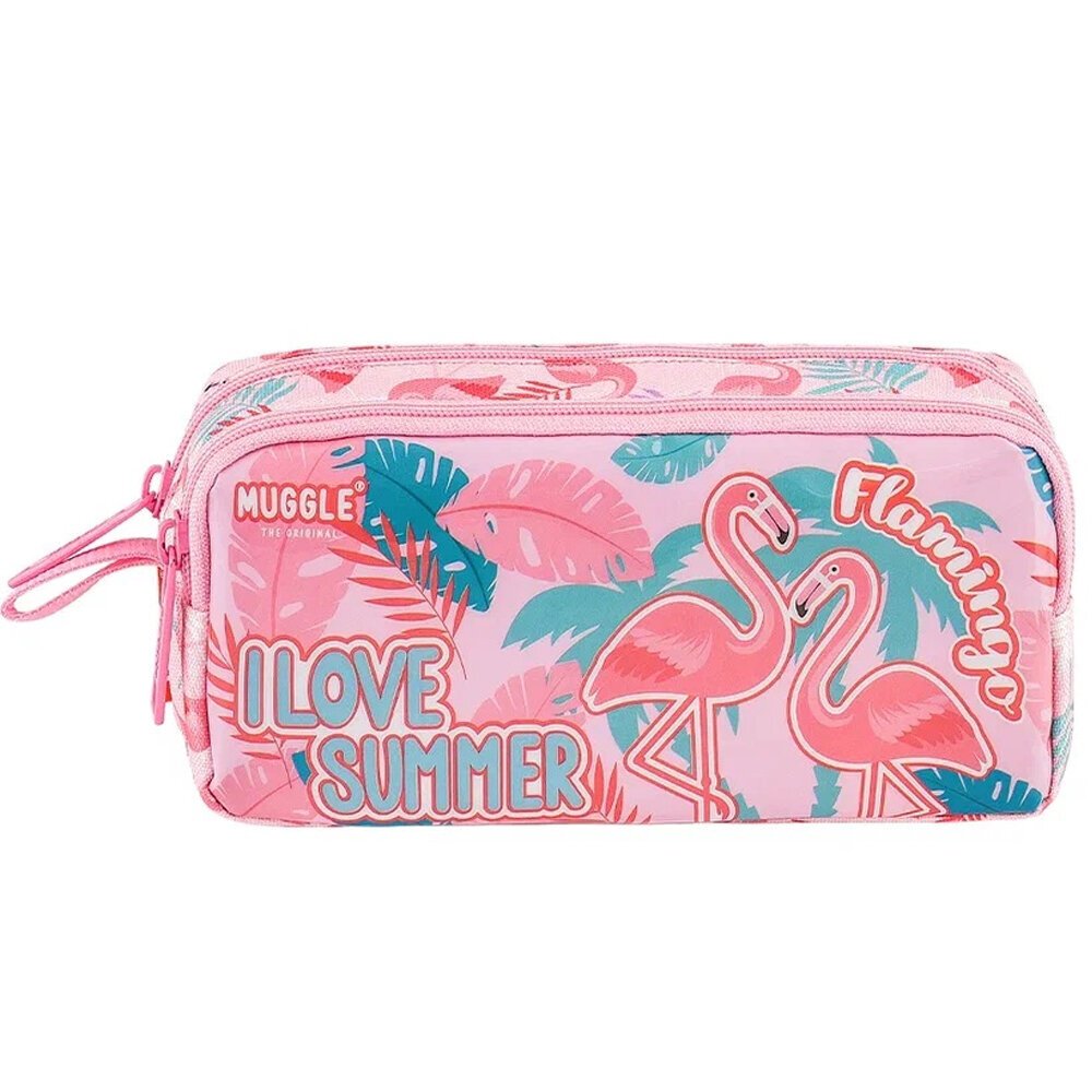 Muggle Kalem Çantası Flamingo Rose Mu-7273