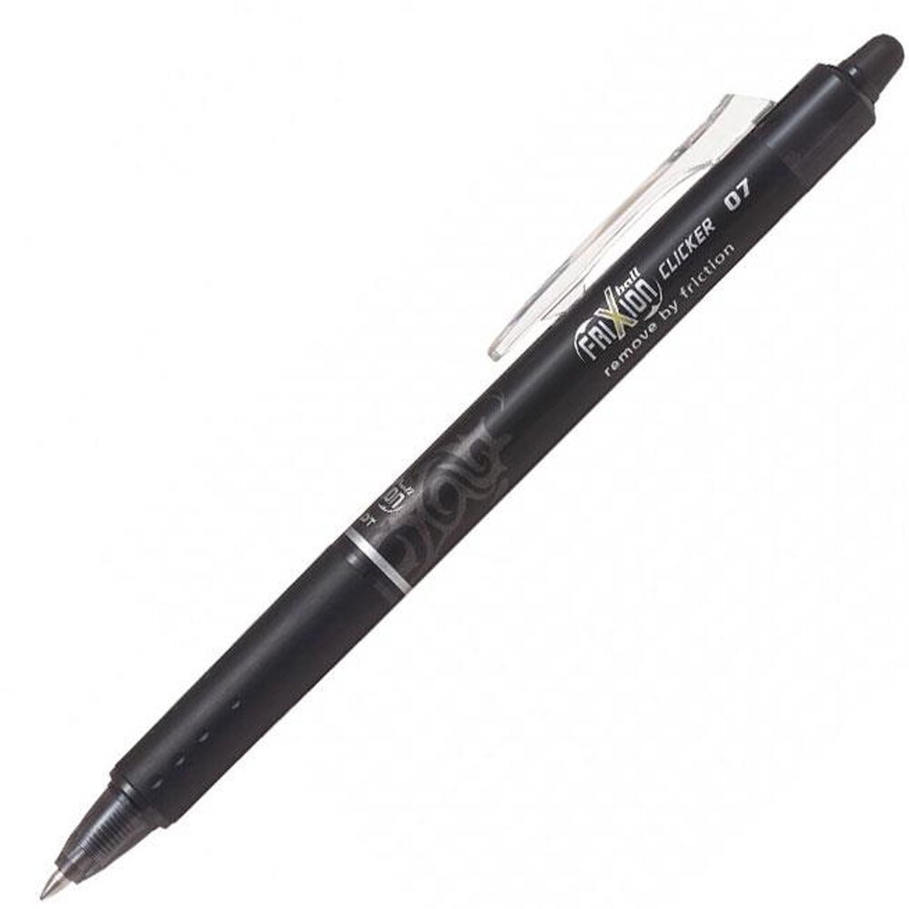 Pilot Tükenmez Kalem Frixion Clicker Bilye Uç Silinebilir 0.7 MM Siyah BLRT-FR7-B
