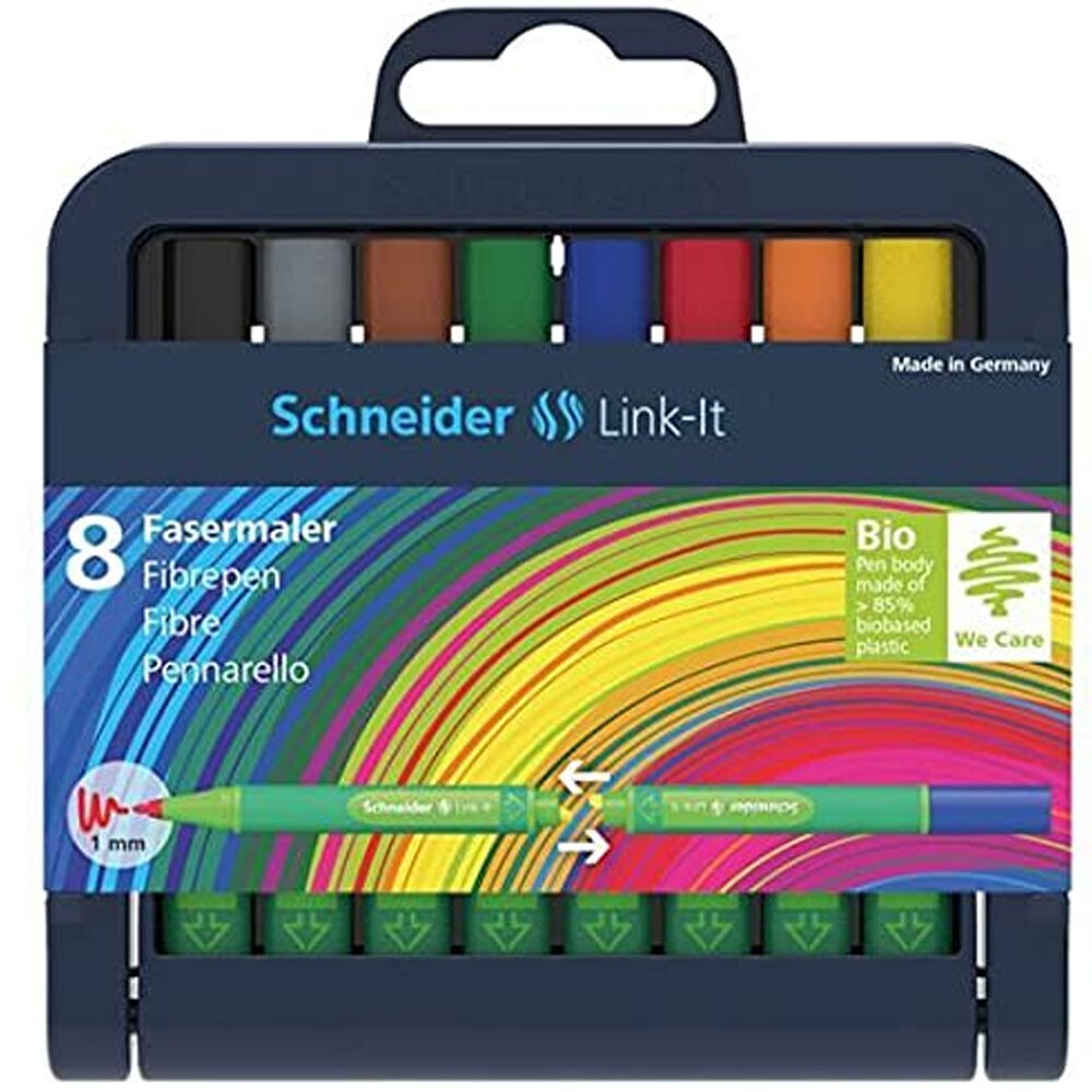 Schneider Fiber Uçlu Kalem Lınk-It 1.0 MM 8 Li Set