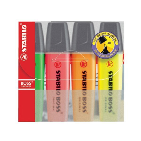 Stabilo Fosforlu Kalem Boss Orj 4 Lü 70/4
