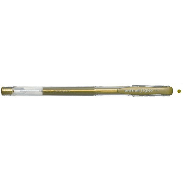 Uni-Ball Roller Kalem Signo Fine Jel Bilye Uç 0.8 MM Altın UM-100