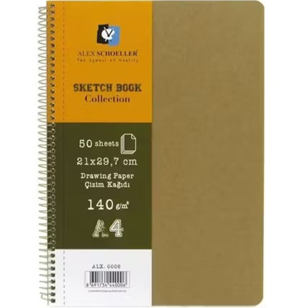 Alex Schoeller Sketchbook Collectıon A4 140 GR 50 YP Alx-0006