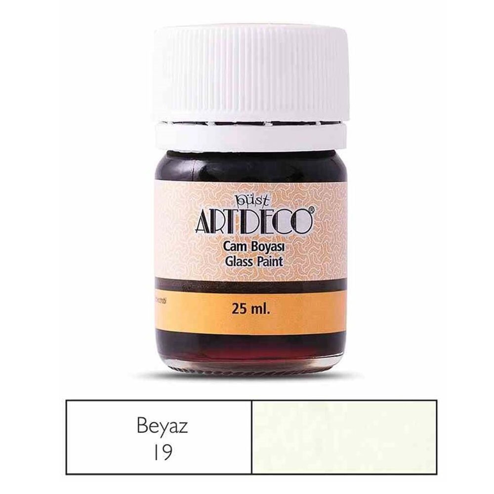 Artdeco Cam Boyası 25 Ml Öğrenci Tipi 19 Beyaz